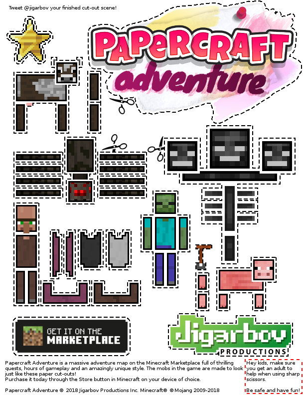 Minecraft Papercraft PDF